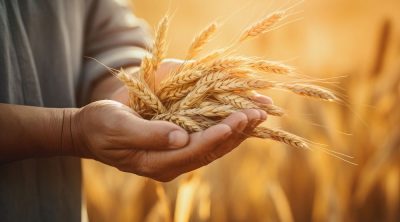 Agriculture outdoors holding nature. AI generated Image by rawpixel. Agriculture outdoors holding nature. AI generated Image by rawpixel.